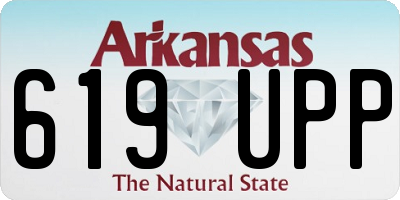 AR license plate 619UPP