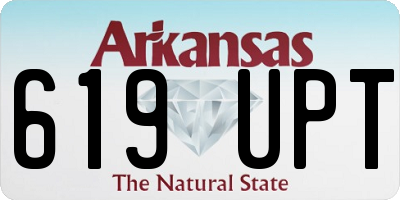 AR license plate 619UPT