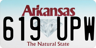 AR license plate 619UPW