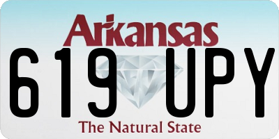 AR license plate 619UPY