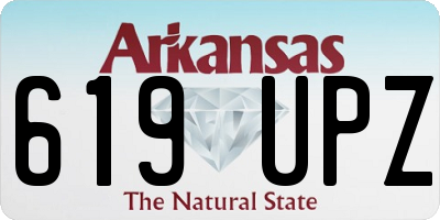 AR license plate 619UPZ