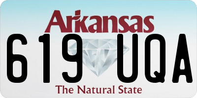 AR license plate 619UQA