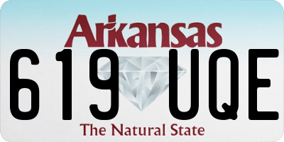 AR license plate 619UQE