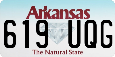 AR license plate 619UQG