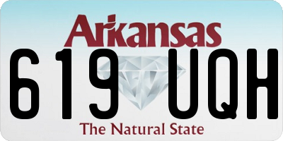 AR license plate 619UQH
