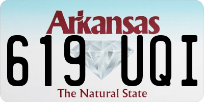 AR license plate 619UQI