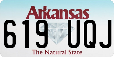 AR license plate 619UQJ