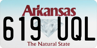 AR license plate 619UQL