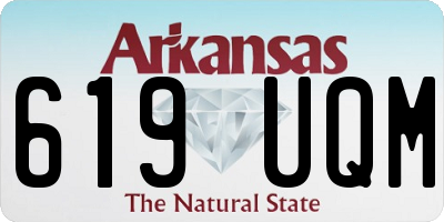 AR license plate 619UQM