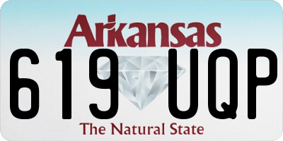 AR license plate 619UQP