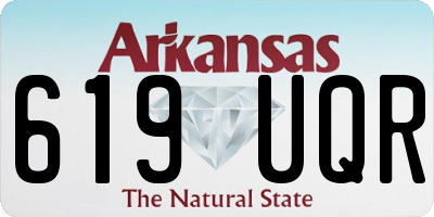 AR license plate 619UQR