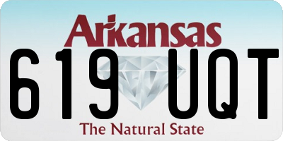 AR license plate 619UQT