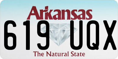 AR license plate 619UQX