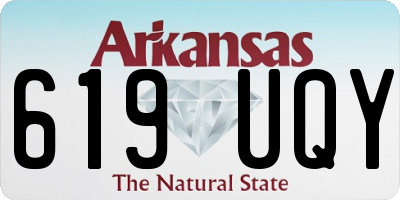 AR license plate 619UQY