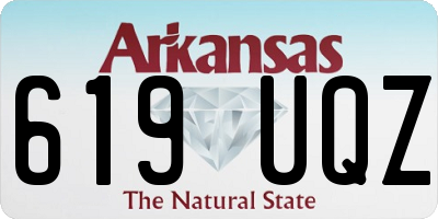 AR license plate 619UQZ