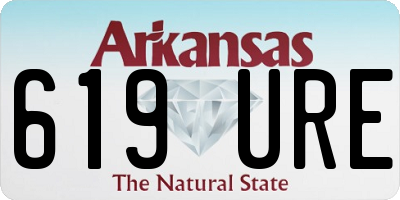 AR license plate 619URE