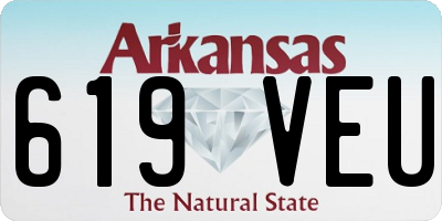 AR license plate 619VEU