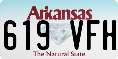 AR license plate 619VFH