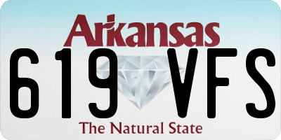 AR license plate 619VFS