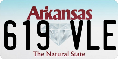 AR license plate 619VLE