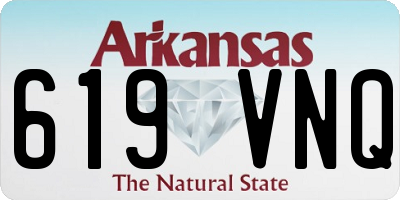 AR license plate 619VNQ