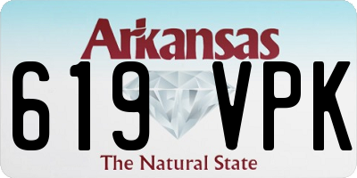 AR license plate 619VPK