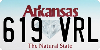 AR license plate 619VRL