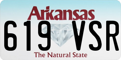 AR license plate 619VSR