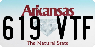 AR license plate 619VTF