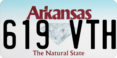 AR license plate 619VTH
