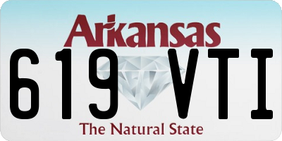 AR license plate 619VTI