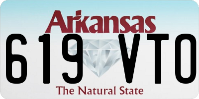 AR license plate 619VTO
