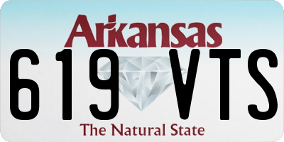 AR license plate 619VTS