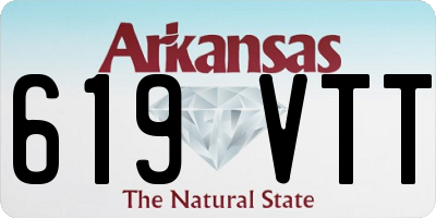 AR license plate 619VTT