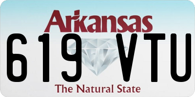 AR license plate 619VTU
