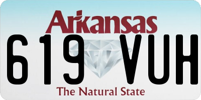 AR license plate 619VUH