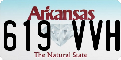 AR license plate 619VVH