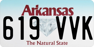 AR license plate 619VVK