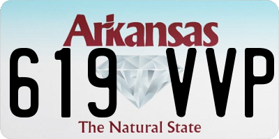 AR license plate 619VVP