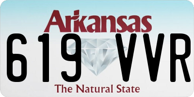 AR license plate 619VVR