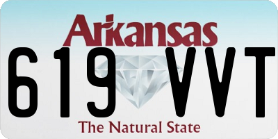 AR license plate 619VVT