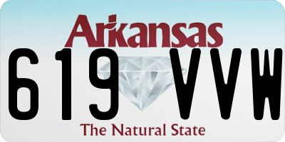 AR license plate 619VVW