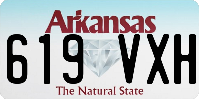 AR license plate 619VXH