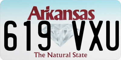 AR license plate 619VXU