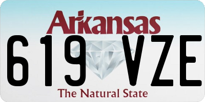 AR license plate 619VZE