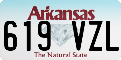 AR license plate 619VZL