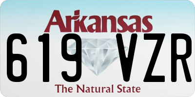 AR license plate 619VZR