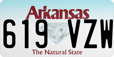 AR license plate 619VZW