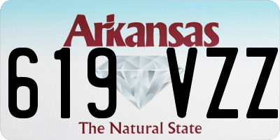 AR license plate 619VZZ
