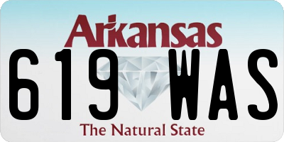 AR license plate 619WAS